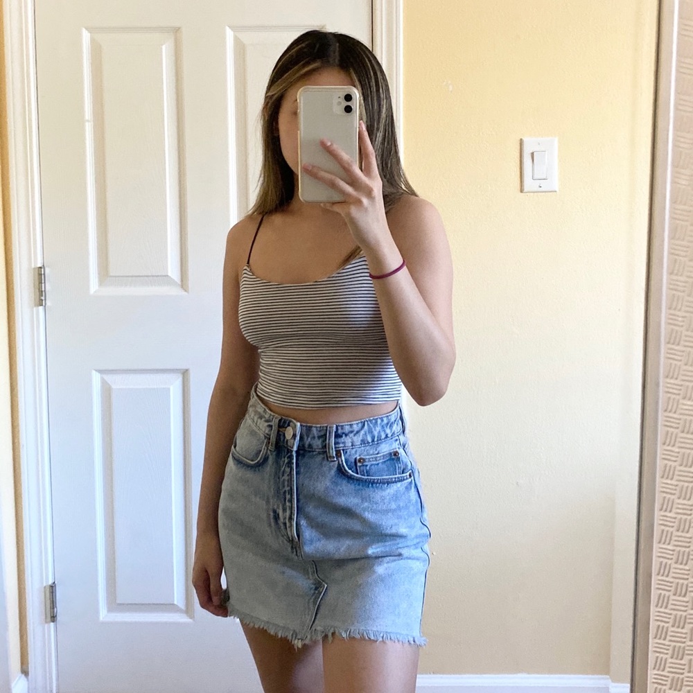 SOLD Zara Denim Skirt